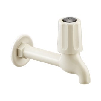 Pearl Standard Bib Cock Long Body With Flange