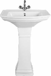 Aqutop Lara Wash Basin With Pedestal
