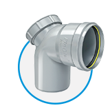 DOOR ELBOW FINOLEX-75MM