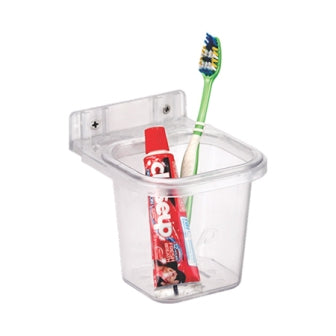Pearl Tooth Brush Holder Transparent