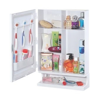 Pearl Mirror Cabinet With Shelve