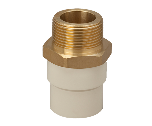 CPVC REDUCING BRASS MTA FINOLEX - 1/2 X 1 inch