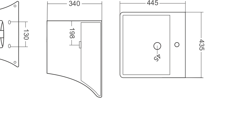 Aqutop Sysco Single Piece Wash Basin