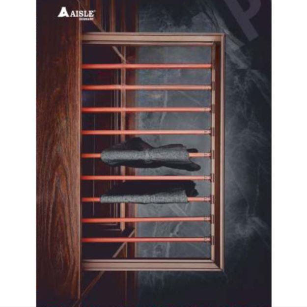 Cupboard Trouser Rack-600MM Aisle