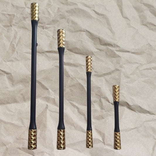 Cupboard Handle Black.Gold 7038-160MM