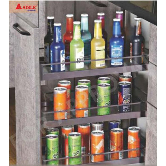 Kitchen Basket Side- BPO Glass-200MM Aisle
