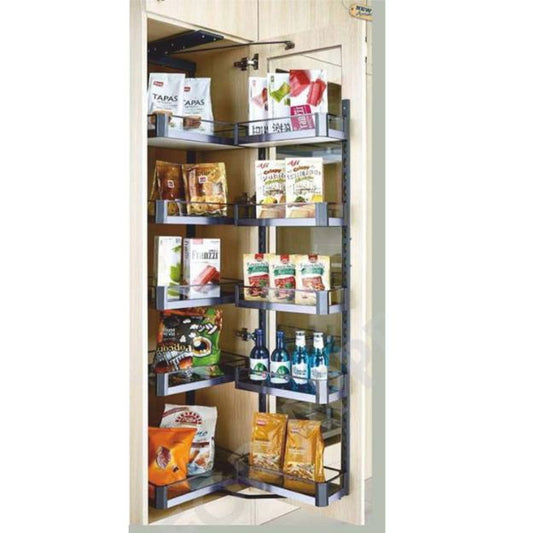 Kitchen Basket Glass Pantry-600MM Aisle