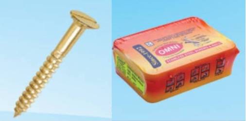 Omni Golden Wood Screw - 20X5