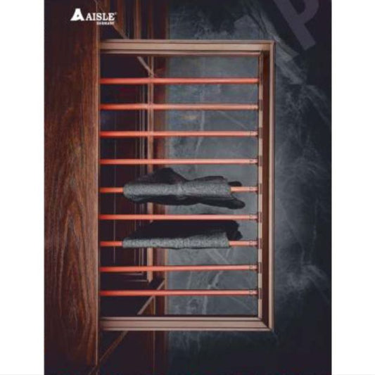 Cupboard Trouser Rack-600MM Aisle